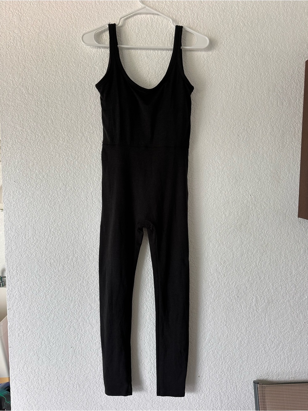 Vuori Womens Halo Essential Jumpsuit Black Heather Size M (S16)